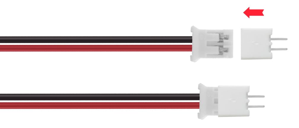Amazon.com: 100Pcs Jst 2.0 Ph 2 Pin Connector Plug, Include 50pcs